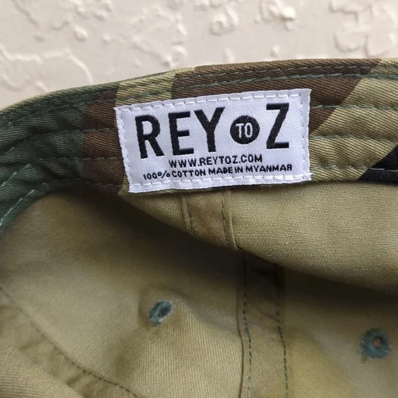 Rey To Z Personalized Initial "L" and Name "Liam" Camo Cotton Baseball Hat - Picture 5 of 6